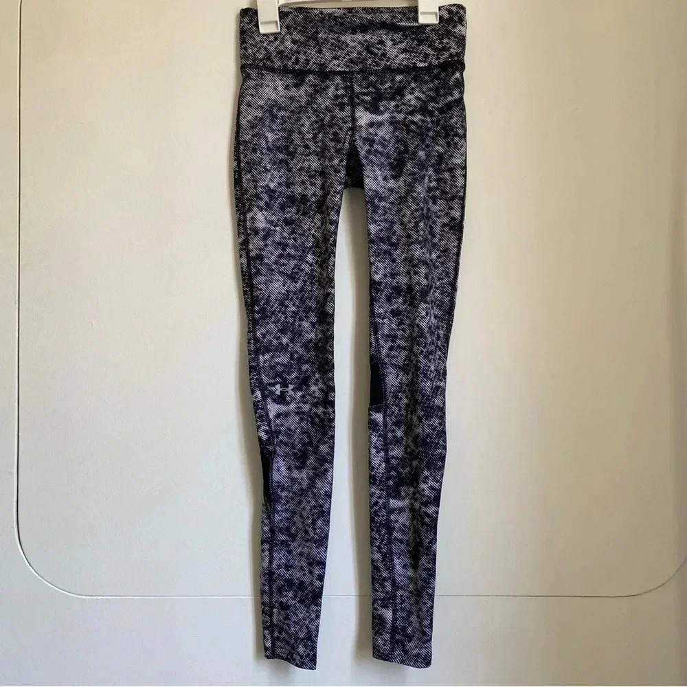 3/$39 Under Armour Fly-by Compression Running Mesh details Leggings XS
